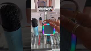 Colourful Karaoke Bluetooth Speaker Sound System With Fancy Mic karaoke speaker bluetoothspeaker [upl. by Nnomae198]