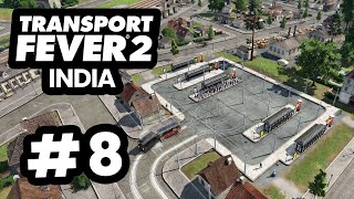 Building INNER CITY Tram Lines  Transport Fever 2 India 8 [upl. by Elleinod463]