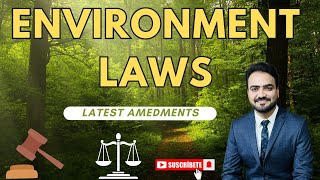 Environment Laws amp Latest Amendments till 2024  Environmental Legal framework in India [upl. by Ahsoem811]