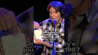 John talks about his original journal from 1967 📝 johnfogerty ccr proudmary [upl. by Rahmann]