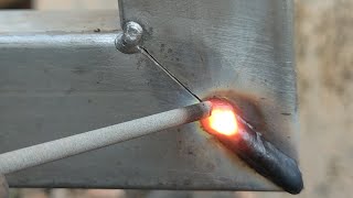 not many know the secret technique of welding square galvanized tubes [upl. by Ahsilra]