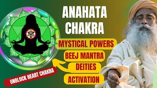 🛑Mystical Powers of Anahata ChakraHeart Chakra symbol  deity SignificanceDisease  sadhguru [upl. by Pollie]