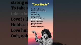 Love HurtsVerse1 lyricsNazareth shorts ytshorts lyrics song nazareth lovehurt80s80smusic [upl. by Ardnaz]