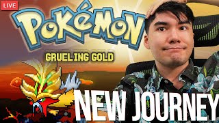 🔴A NEW ADVENTURE BEGINS  POKEMON GRUELING GOLD HARDCORE NUZLOCKE 🔴 [upl. by Lesoj]