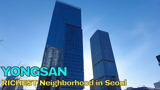 Richest Neighborhood in Seoul  Yongsan Prugio Summit in Seoul Korea 4KHDR [upl. by Aseena827]