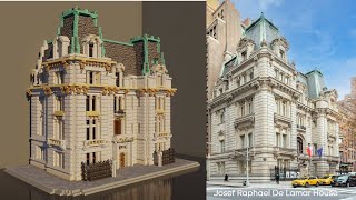 Minecraft BeauxArts Style Mansion Timelapse [upl. by Yann]