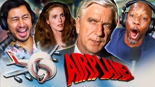 AIRPLANE 1980 Movie Reaction  First Time Watch  Review amp Discussion [upl. by Nolyaw356]