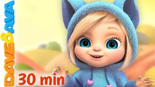 🍉 Baby Videos  Cartoon  Nursery Rhymes by Dave and Ava 🍉 [upl. by Owena]