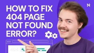 Error 404 How to Fix 404 Page Not Found Error [upl. by Oriel]