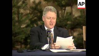 FINLAND BILL CLINTON amp BORIS YELTSIN DECLARE HELSINKI SUMMIT SUCCESS [upl. by Eyr766]