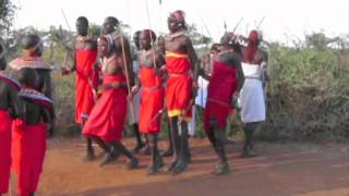 Samburu Tribespeople Show Off Their Dancing Moves [upl. by Aihsatan]