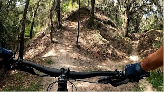 Mountain Biking  Roller Coaster   Alafia River State Park [upl. by Aryad]