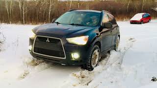 Mitsubishi RVR 4X4 snow fun ❄️ [upl. by Nellahs]