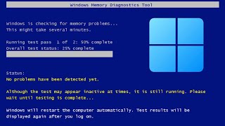 Using Windows Memory Diagnostics [upl. by Pelage]