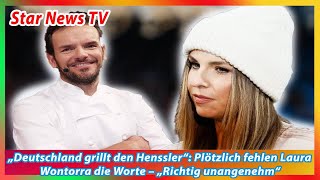 „Deutschland grillt den Henssler“ Plötzlich fehlen Laura Wontorra die Worte – „Richtig unangenehm“ [upl. by Rusell]