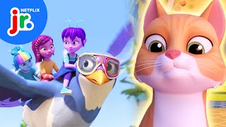 Dew Drops and Their Furry Friends 🐶🐱 Dew Drop Diaries  Netflix Jr [upl. by Boaten]