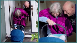 Grandparents Meet Grandchild for the First Time Emotional Surprises [upl. by Goldsworthy204]