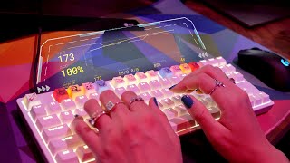 ASMR  Speed Typing  Testing 3 Mechanical Keyboards  Clicky Satisfying Typing Test [upl. by Abita348]