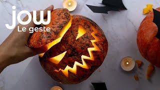 Comment découper une citrouille pour Halloween [upl. by Rudolfo]