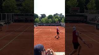 JOHN ISNER SLICE SERVE [upl. by Eiramaneet999]