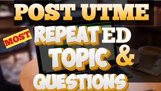 All about Post UTME Live session [upl. by Eednyl199]