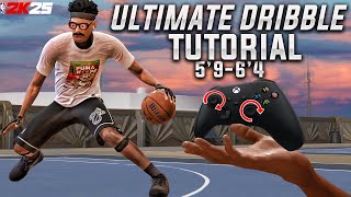 ULTIMATE 5964 DRIBBLE GOD TUTORIAL WHANDCAM 2K25 • BEST STANDSTILL DRIBBLE TUTORIAL NBA 2K25 [upl. by Iney535]