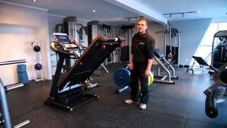 Instructional How To Fold Your Treadmill For Storage [upl. by Nolek377]