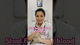 Stool for occult blood in anemia doctor health healthy healthtips [upl. by Enaols]