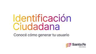 ¡Paso a paso para generar tu usuario de Identificación Ciudadana [upl. by Nothsa]