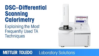 Differential Scanning Calorimeter DSC from METTLER TOLEDO [upl. by Atilamrac24]