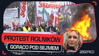 MARSZ ROLNIKÓW NA SEJM BURZLIWY PROTEST PRZECIWKO ZIELONEMU ŁADOWI [upl. by Ginny210]