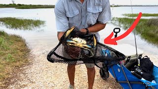 Crabbing in Galveston  CHEAP [upl. by Neelahs]