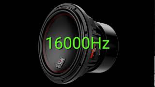 Tone frequency 16000Hz Test your hearing speakersheadphonessubwoofer [upl. by Enois]