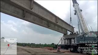 ll psc girder launching ll1 [upl. by Enaxor800]