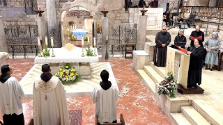 Journée de prière pour la paix à Nazareth  sous la protection de Marie nous trouvons refuge [upl. by Wes753]