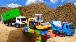 Mega RC Trucks RC Heavy Haulage Transport RC Volvo Lesu BL71 RC Wheel Loader Dozer  Mega Trucks [upl. by Dopp]