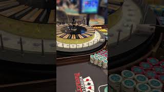 This is the craziest roulette wheel I’ve ever seen casino gamble gambling lasvegas roulette [upl. by Somisareg]