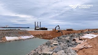 Spoilbank Marina Port Hedland  Timelapse of marina being connected to ocean [upl. by Ridley]