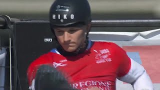 JONNY DICKSON FULL HIGHLIGHTS  Mens Kayak Cross  2024 ICF Canoe Slalom World Cup Ivrea Italy [upl. by Dillie]