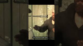 Arthur helping poor man RDR 2 ps5gameplay rdr2gameplay rdr2 gamingshorts [upl. by Aivan]