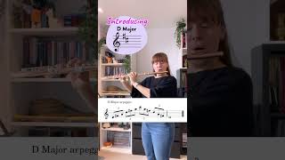 Introducing D Major Scale on flute [upl. by Giovanni941]