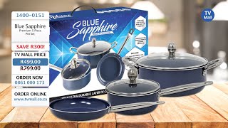 INCREDIBLE SAVING Blue Sapphire Premium Cookware 14000151 [upl. by Elleira779]