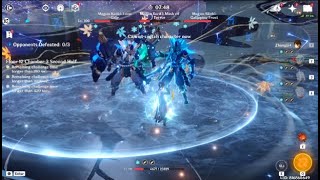 mono cryo zhongli 1min clear abyss 12 triple kenki [upl. by Armbrecht]