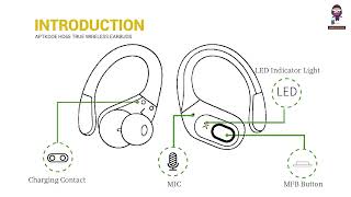 How to Pair and Use Aptkdoe HD65 True Wireless Earbuds A Quick Start Guide [upl. by Kitti833]