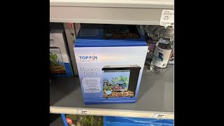 Pet smart Top Fin Modern 2 gallon betta tank REVIEW [upl. by Blas]