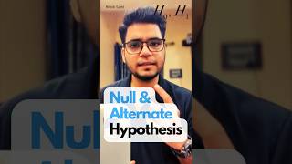 Null amp Alternate Hypothesis  PhD Research Ritvik Saini phdlife researchtips dataanalysis [upl. by Nnylimaj709]