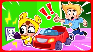 Zap Be Careful with Electricity ⚡ Baby Is In Danger ⚡ Safety Cartoons for Kids by SuPaBoo [upl. by Avevoneg]