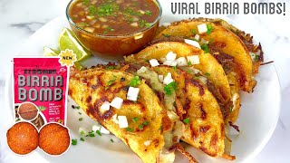 TRYING THE VIRAL TIKTOK BIRRIA BOMBS [upl. by Vivica]