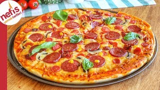 Abartmıyoruz 🏆 100000 Kişinin Denediği Tüm Zamanların En İyi Pizza Tarifi 🥇🙌🏻 [upl. by Tommy418]