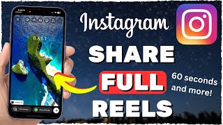 How to Add Full Reel To Instagram Story 2024 [upl. by Eikciv585]